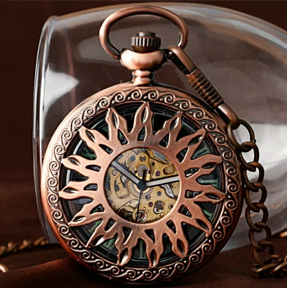A Simpler Time Other - 🌻Copper Sunburst pocket watch